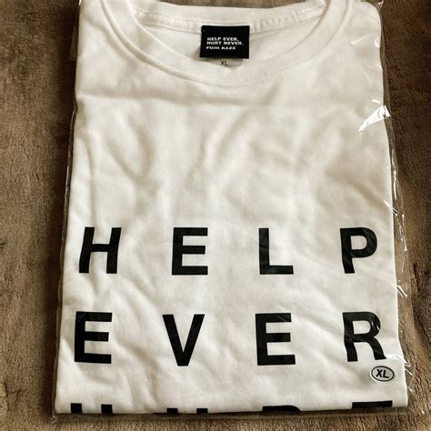 Yahoo オークション 藤井風 Tシャツ HELP EVER HURT NEVER