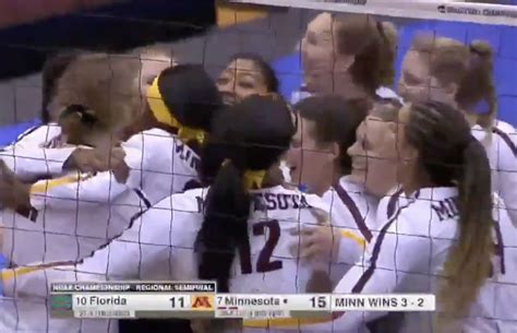 Gopher volleyball rallies to reach final 8 of NCAA tournament - Bring ...