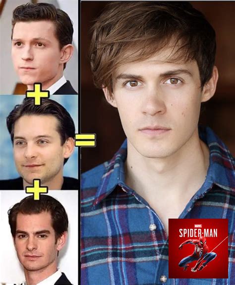 Is it just me or does PS4 Peter Parker look like someone took Tom Holland, Toby McGuire ...