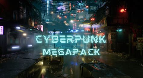 Cyberpunk City (Cyberpunk, Cyberpunk City, Sci-Fi City) in Environments ...