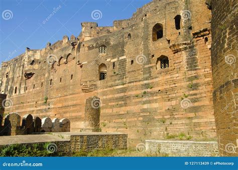 Fort Walls, Bidar Fort, Bidar, Karnataka State of India Stock Image ...