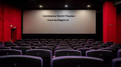 Coimbatore District Theatres, List of Cinema Theaters in Coimbatore ...