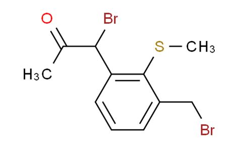 1803867 51 7 1 Bromo 1 3 Bromomethyl 2 Methylthio Phenyl Propan 2