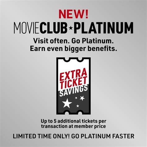 Cinemark Introduces Movie Club Platinum Offering Superstar Benefits To