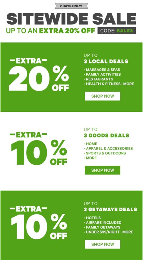 Groupon Canada Promo Code Offers Save Extra 20 Off Local Deals 10 Off Goods And Getaways Deals