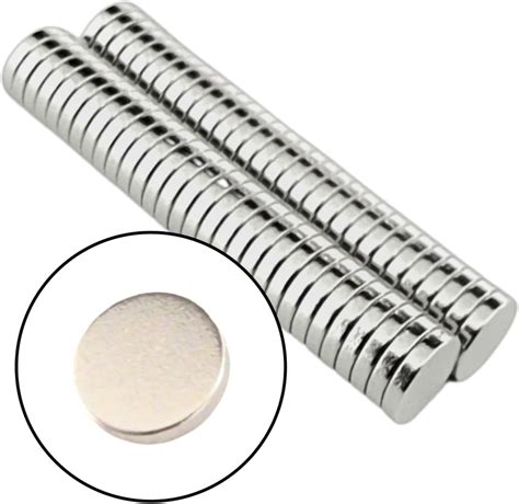 Runde N42 Neodym Mini Magnete Extra Stark 60 Stück 5x1mm Starke