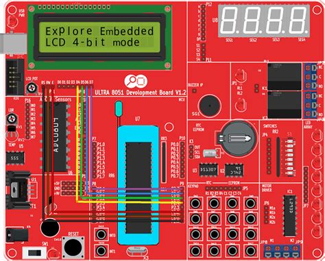 Interfacing LCD In 4 Bit Mode With 8051 Tutorials