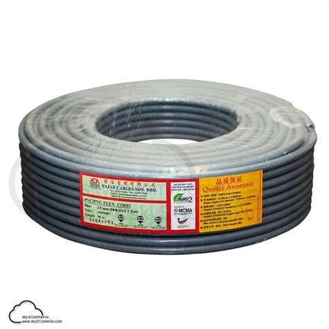 Fajar Tonn Core Mm Pvc Flexible Cable Per Meter Pure