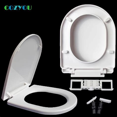 Aliexpress.com : Buy Elongated U Quick Release Toilet seat Slow Close Easy clean soft close ...