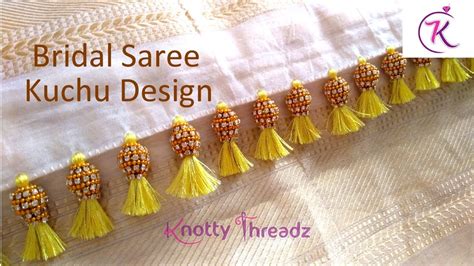 How To Make Bridal Baby Kuchu Design Saree Kuchu Tutorial Tassels