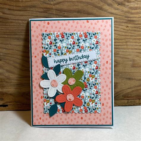 Handmade Birthday Card Birthday Greeting Card Happy Etsy