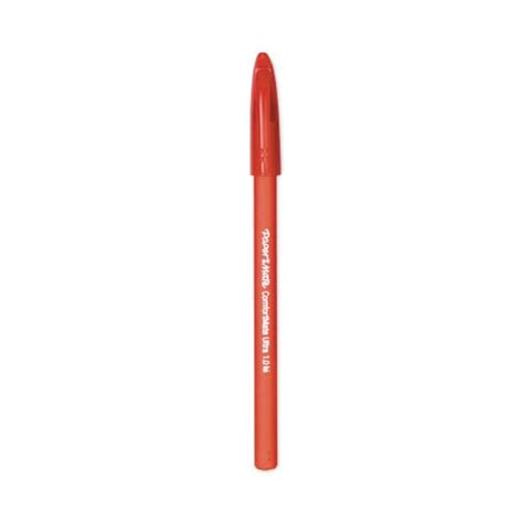 Paper Mate Comfortmate Ultra Stick Ballpoint Pen Medium Mm Red Ink