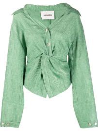 Wornontv Sunnys Green Button Front Blouse On The View Sunny Hostin