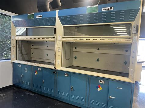 Used Green Laboratory 6 Fume Hood Combo Sash For Sale In San Diego