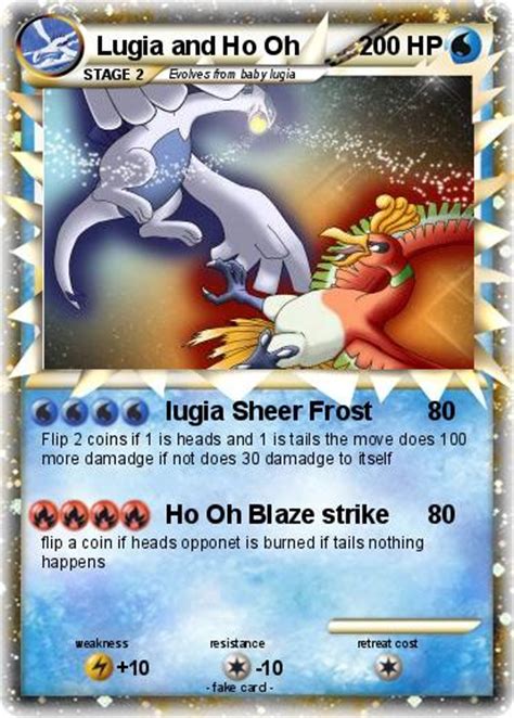 Pokémon Lugia and Ho Oh 29 29 - lugia Sheer Frost - My Pokemon Card