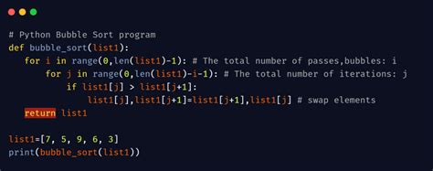 Understanding Python Bubble Sort With Examples Python Pool