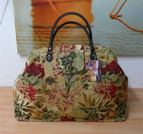 Carpet Bag Mary Poppins Bag Weekender Bag Large Overnight