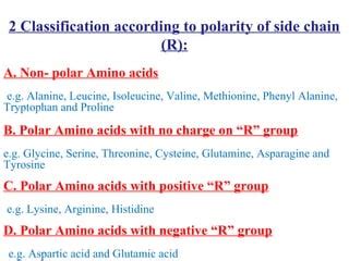 Classification Of Amino Acids By Farhan Ali Ppt