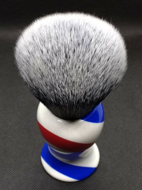 YAQI 30mm Monster Tuxedo Knot Barber Pole Color Shaving Brush R1734 For