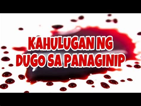 KAHULUGAN NG DUGO SA PANAGINIP GIO AND GWEN LUCK AND MONEY CHANNEL