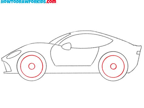 How to Draw a Sports Car - Easy Drawing Tutorial For Kids