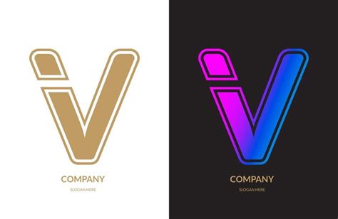 Premium Vector Letter V Logo Design Vector Template