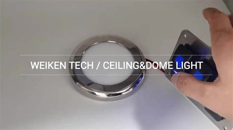 Weiken Modern Design 9w 12v Stainless Steel Led Surface Mount Led