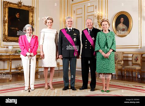 Bruxelles Belgique Le 2013 07 21 Le Prince Philippe Réussit à L