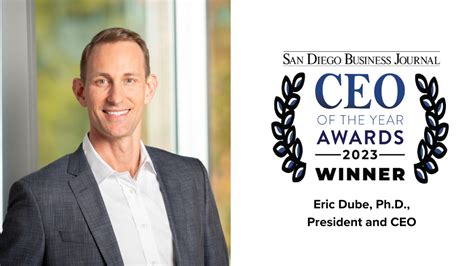 Eric Dube Named a CEO of the Year by San Diego Business Journal | Travere