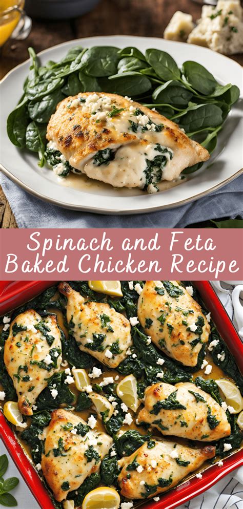 Spinach And Feta Baked Chicken Recipe Cheff Recipes