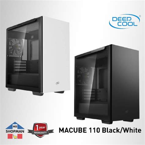 Deepcool Macube 110 Black White MATX Desktop Computer PC Case Shopee