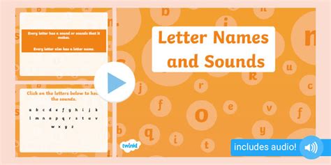 Letter Names Powerpoint Sounds Of The Alphabet Cfe