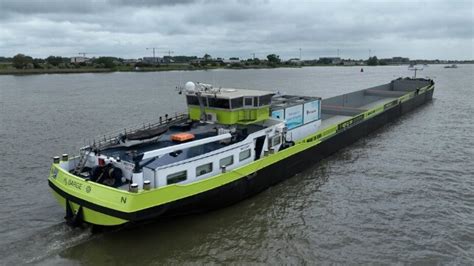 Retrofit For First Hydrogen Powered Inland Containership Completed