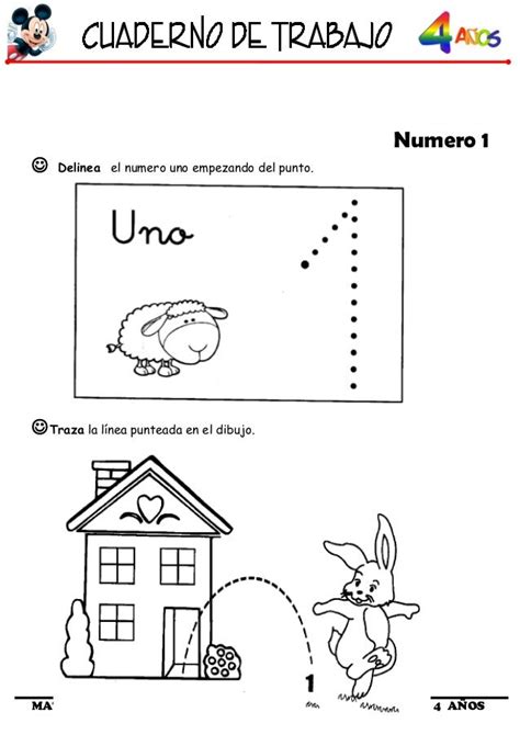 Cuaderno De Trabajo Ii 4 Años Matematica Tarea De Preescolar Actividades De Lectura