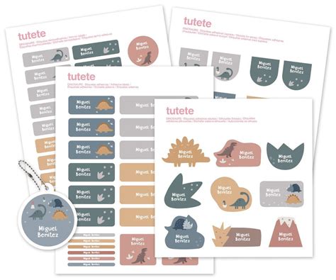 Tutete Etiquetas Térmicas para Roupa Produtos Ecológicos para Bebés e