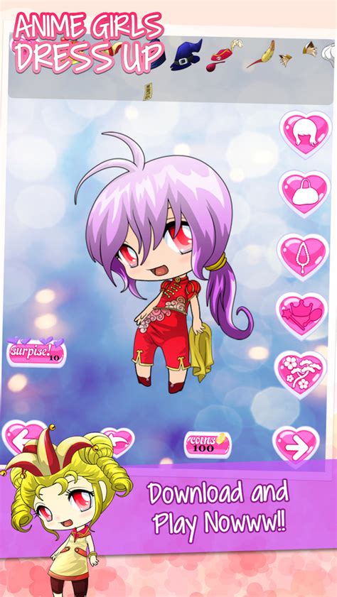 Cute Anime Dress Up Games For Girls Free Pretty Chibi Princess Make