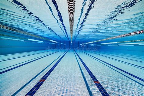 Piscine Olympique Sous Le Fond De L Eau Photo Stock Image Du Actif