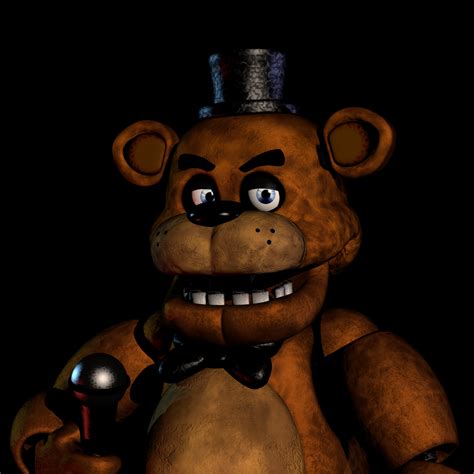 Tried making my own Freddy Fazbear textures (model by Spinofan10 ...