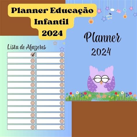 Planner Educa O Infantil Para Imprimir Minist Rio Infantil