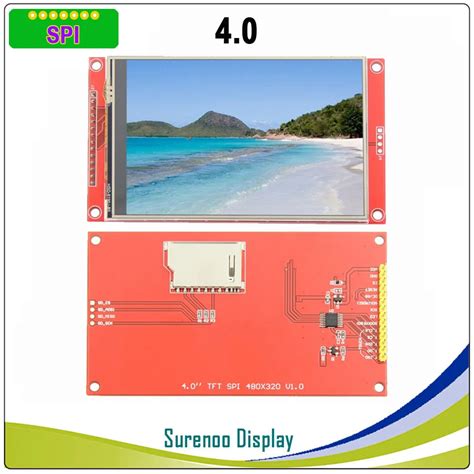 4 0 Inch 480 320 MCU SPI Serial TFT LCD Module Display Screen With