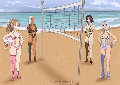 Rule 34 Beach Beach Volleyball Belldandy Bikini Hotgum Lind Oh My