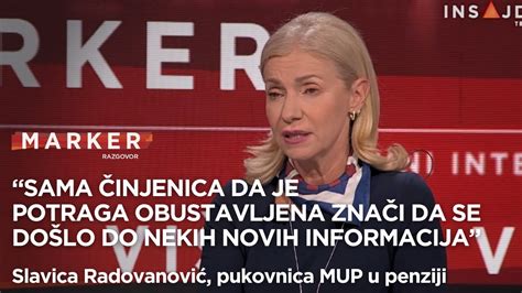 Slavica Radovanovi Obustavljanje Potrage Zna I Da Se Do Lo Do Novih