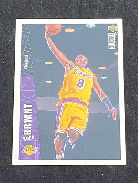 Lot Nm Upper Deck Collector S Choice Kobe Bryant Rookie