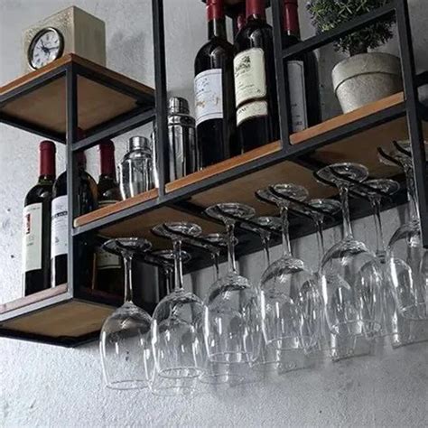 industrial style bar rack  rs  bar cabinets racks  delhi