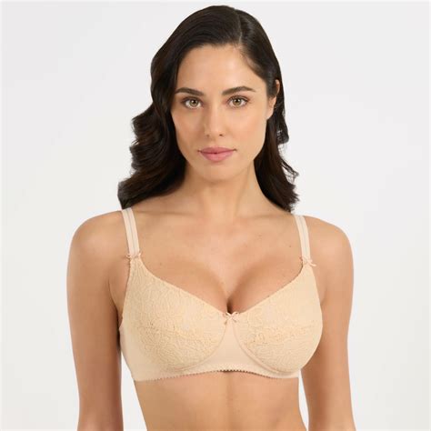 Reggiseno Spiman 331 Senza Ferretto Cotone Elasticizzato E Pizzo