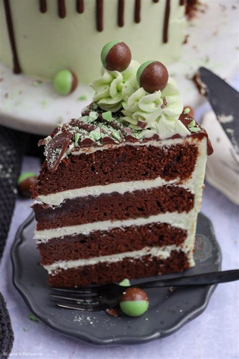 Mint Aero Drip Cake Janes Patisserie