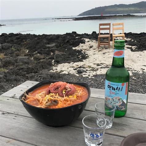 섬오름 해물라면 제주 조천 함덕 맛집검색 식신