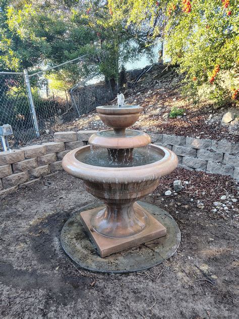 Bringing Life Back to Tiered Fountains | Pacific Pond and Aquarium