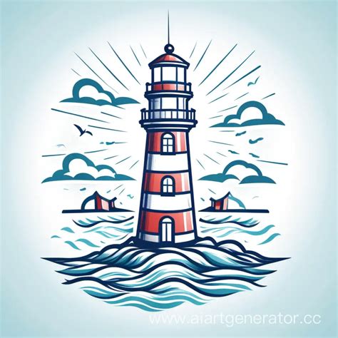 LighthouseInspired Design For Navigation Challenges AI Art Generator