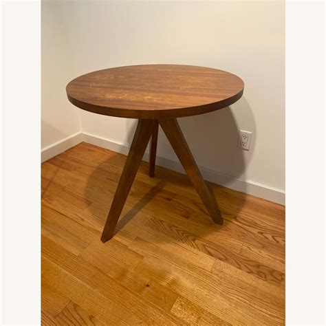 West Elm Tripod Dining Table Walnut AptDeco